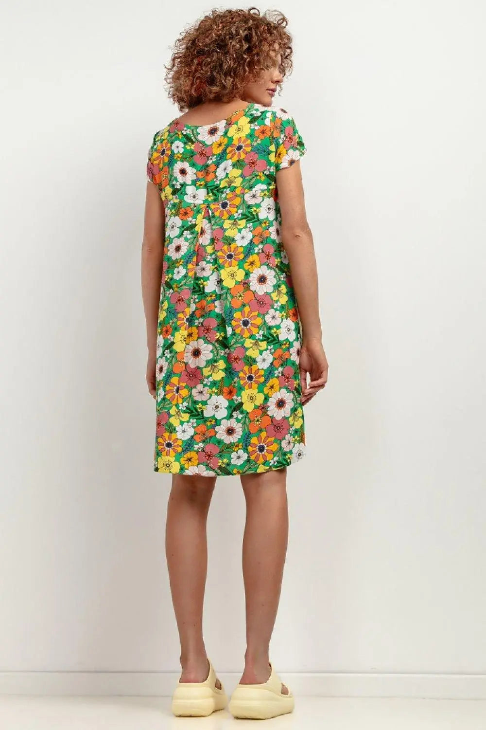 Tessita patterned viscose dress - Honesty Sales