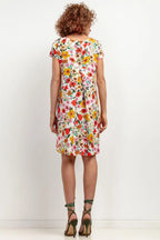 Tessita patterned viscose dress - Honesty Sales