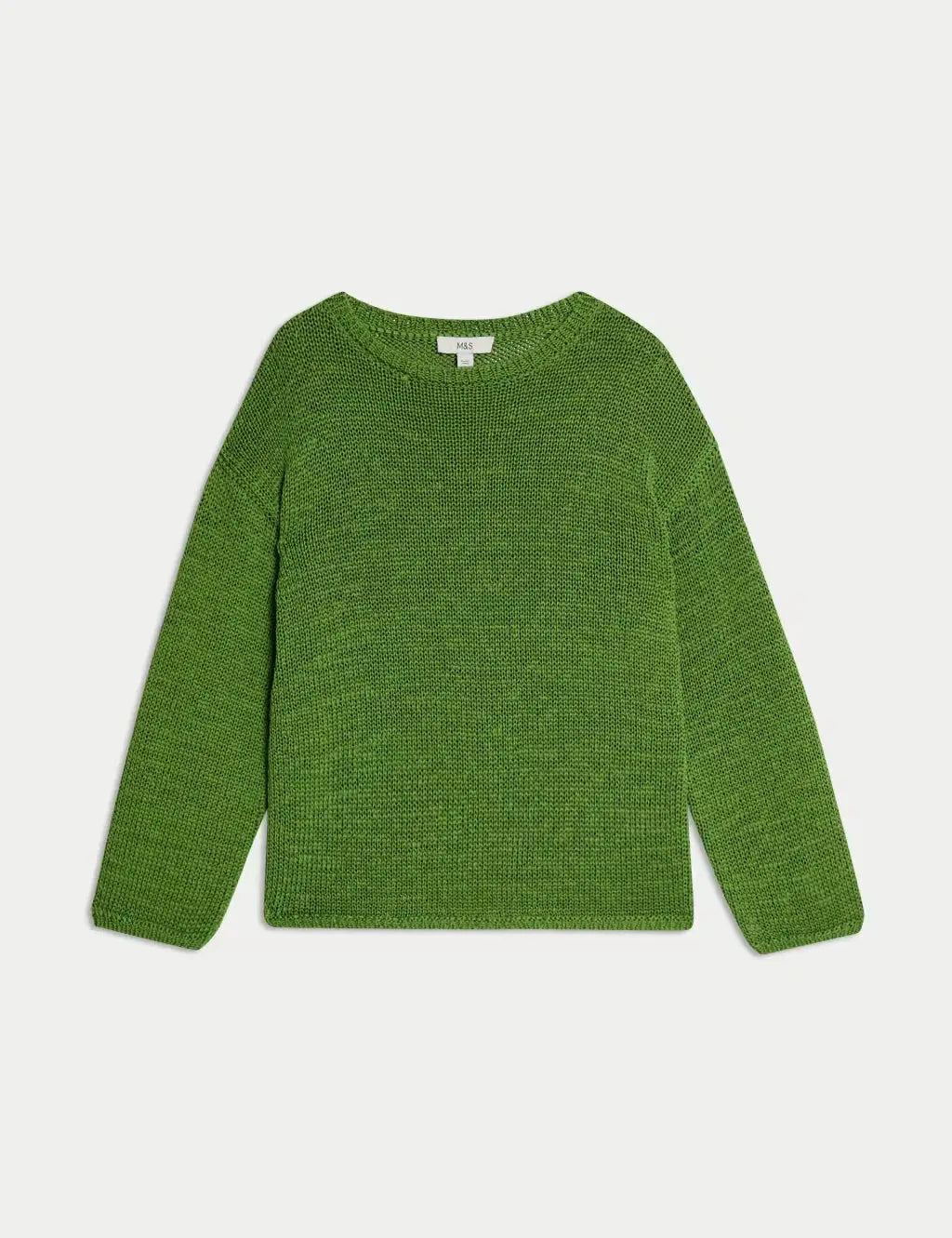 Textured Crew Neck Jumper Honesty Sales Main image