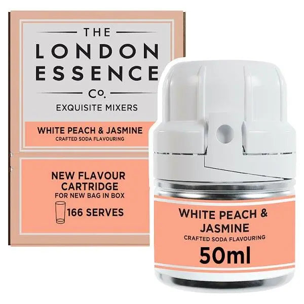 The London Essence White Peach & Jasmine Crafted Soda Flavouring 50ml  Honesty Sales U.K Hauptbild