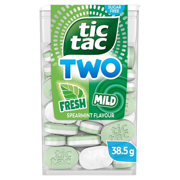Tic Tac Two Spearmint Flavour 38.5g (16 x 50g)