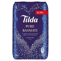 Tilda Pure Original Basmati 500g (Case of 8) - Honesty Sales