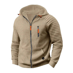 To optimize the product title, I suggest the following modification:

Men's Zip-up Hooded Sweatshirt - Winter Hooded Coat Pullover. Dropshipman