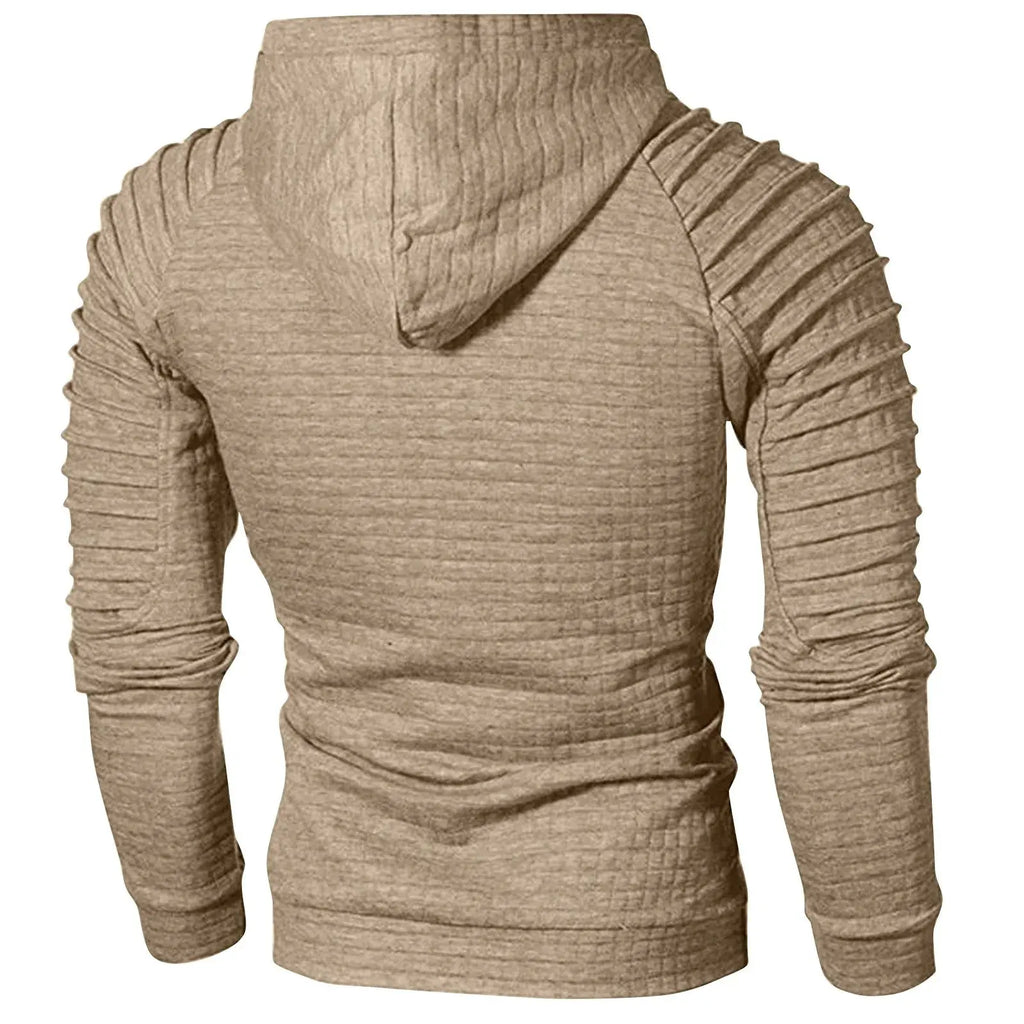 To optimize the product title, I suggest the following modification:

Men's Zip-up Hooded Sweatshirt - Winter Hooded Coat Pullover. Dropshipman