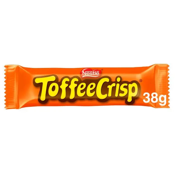 Toffee Crisp Milk Chocolate Bar 38g (Case of 24) Nestle
