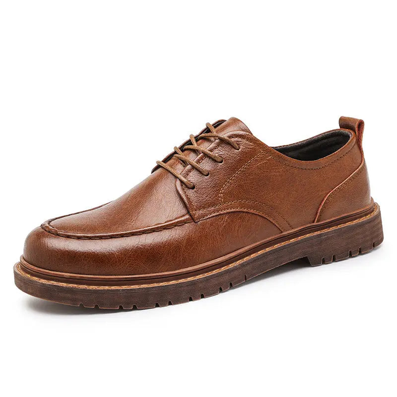 Tooling Casual Leather Shoes All-matching British Leather Shoes Zweitbild