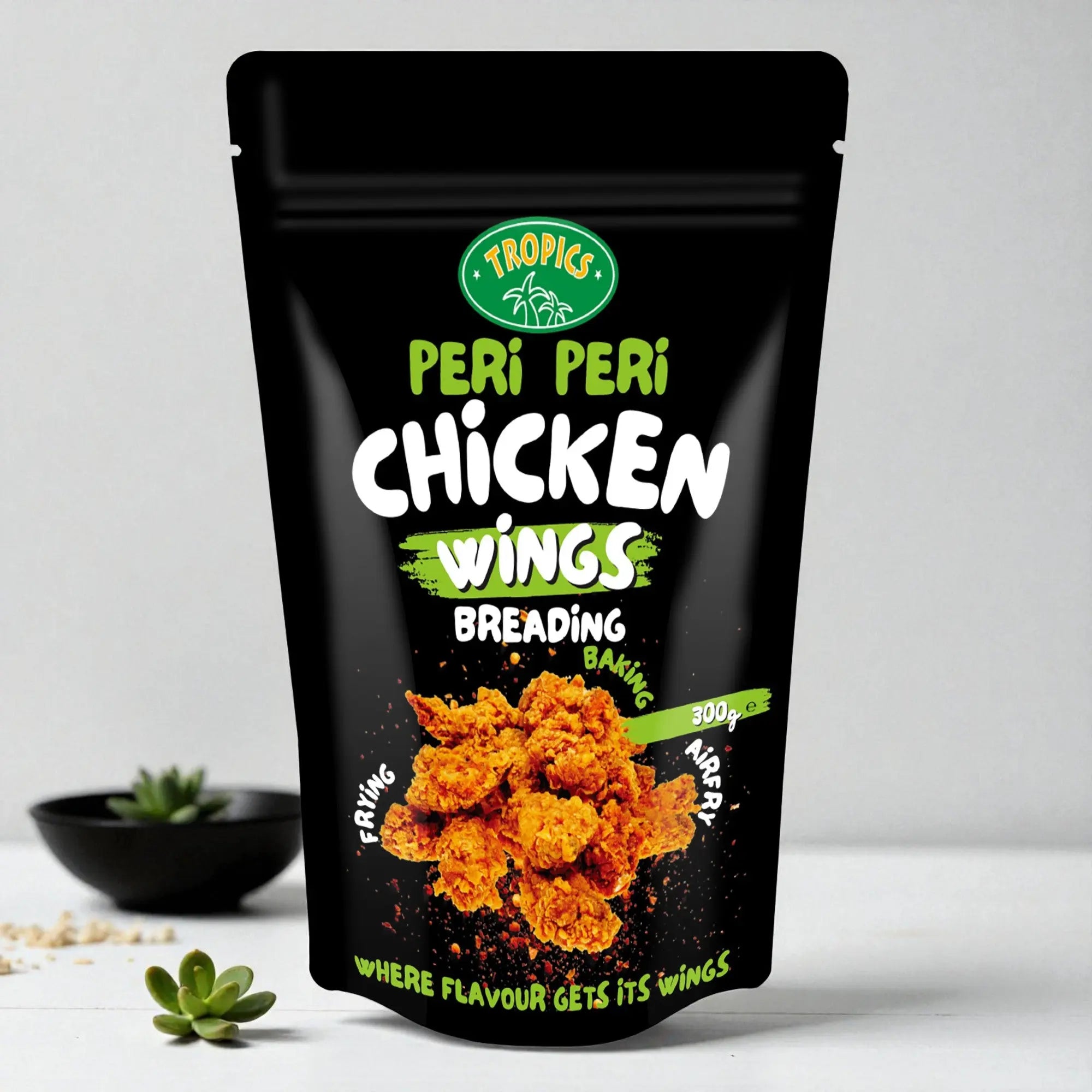 Tropics Peri Peri Chicken Wings Breading 6 x 300g - Honesty Sales Hauptbild