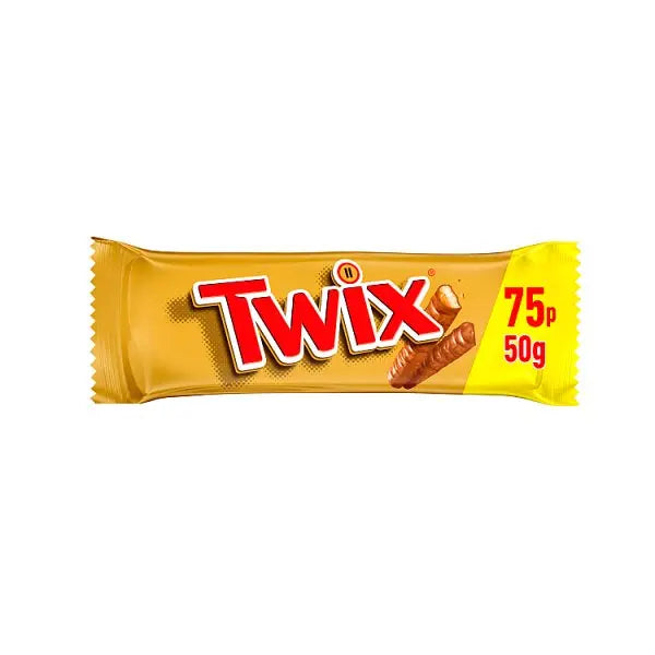 Twix Caramel & Milk Chocolate Fingers Biscuit Snack Bar - Honesty Sales