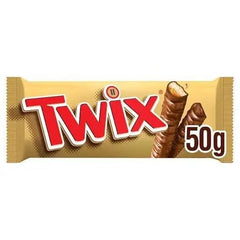 Twix Chocolate Biscuit Twin Bars 50g (Case of 32) - Honesty Sales