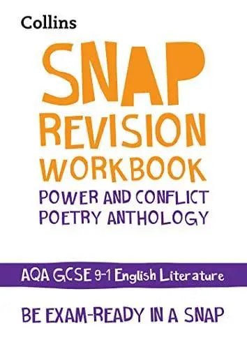 Used AQA Poetry Anthology Power and Conflict Workbook: Ideal for the 2024 and 2025 exams (Collins GCSE Grade 9-1 SNAP Revision) - Softcover - Honesty Sales