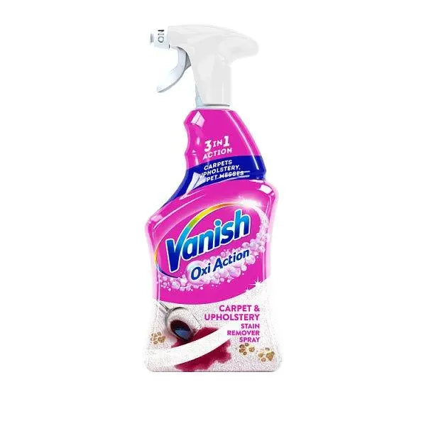Vanish Gold Oxi Action Carpet Care & Upholstery Spot on Spray 500 ml (Case of 6) - Honesty Sales