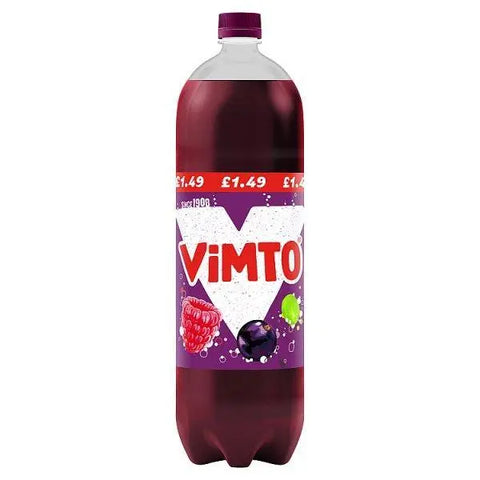 Vimto Original Fizzy 2 Litre (Case of 8) - Honesty Sales U.K