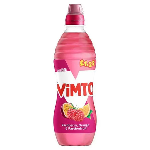 Vimto Raspberry, Orange & Passionfruit 500ml (Case of 12) - Honesty Sales U.K