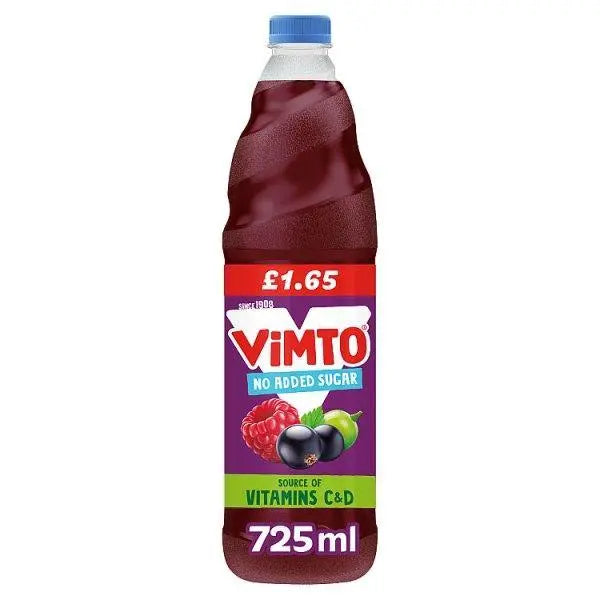 Vimto Real Fruit Squash 725ml (Case of 12) - Honesty Sales