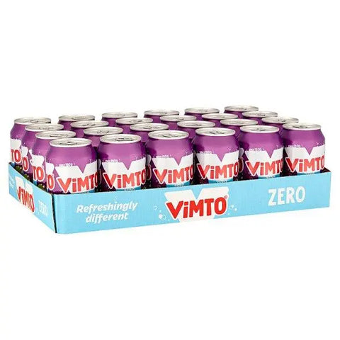 Vimto Zero 330ml (Case of 24) - Honesty Sales U.K