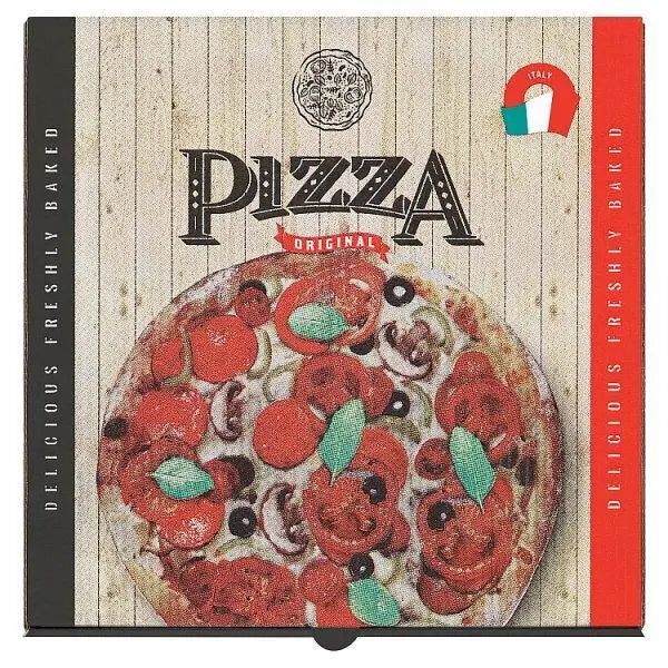 Viva 12inch White Full Colour Pizza Boxes 100 Pack - Honesty Sales