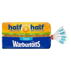 Warburtons Half & Half Thick 800g - Honesty Sales U.K