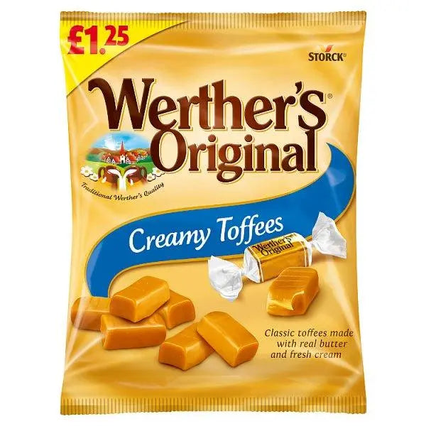 Werther's Original Creamy Toffees 110g (Case of 12) - Honesty Sales U.K