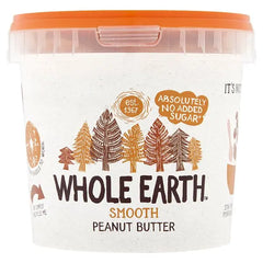 Whole Earth Smooth Peanut Butter 1kg Whole Earth