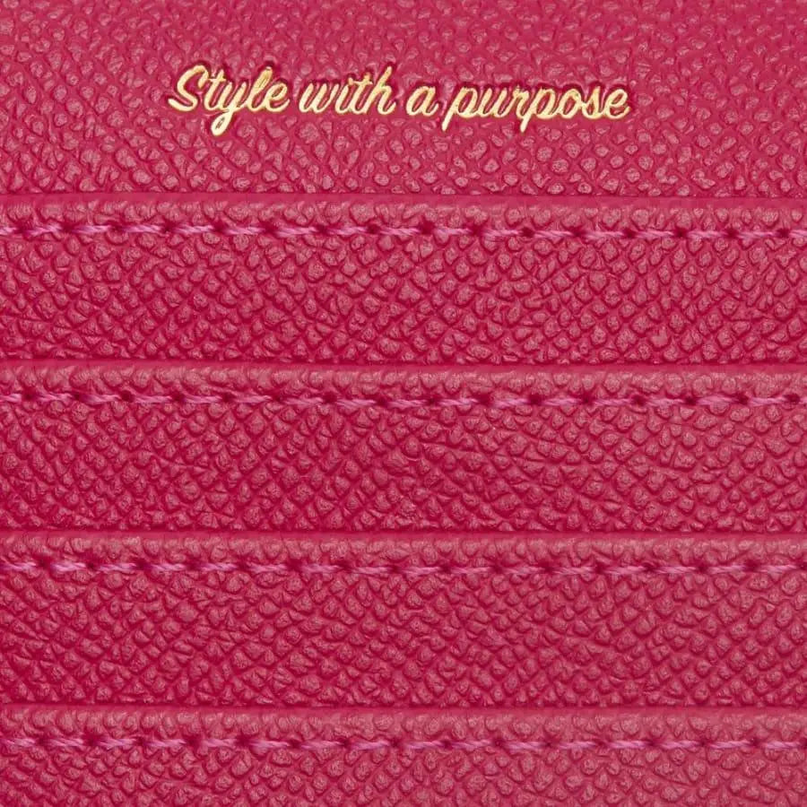 Willow Fuchsia Coin and Card Holder - Honesty Sales U.K