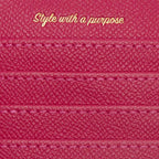 Willow Fuchsia Coin and Card Holder - Honesty Sales U.K