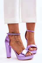 Heel sandals model 198775 Step in style - Honesty Sales U.K