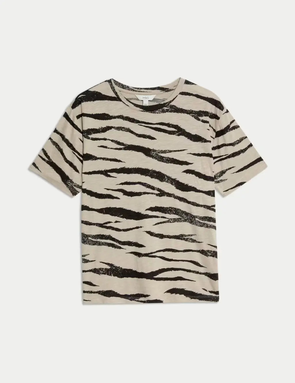 Womens Cotton Modal Blend Printed T-Shirt Secondary image