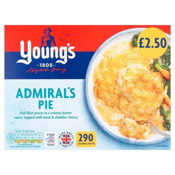 Youngs Admirals Pie 300g - (Case of 12) - Honesty Sales Image principale du produit