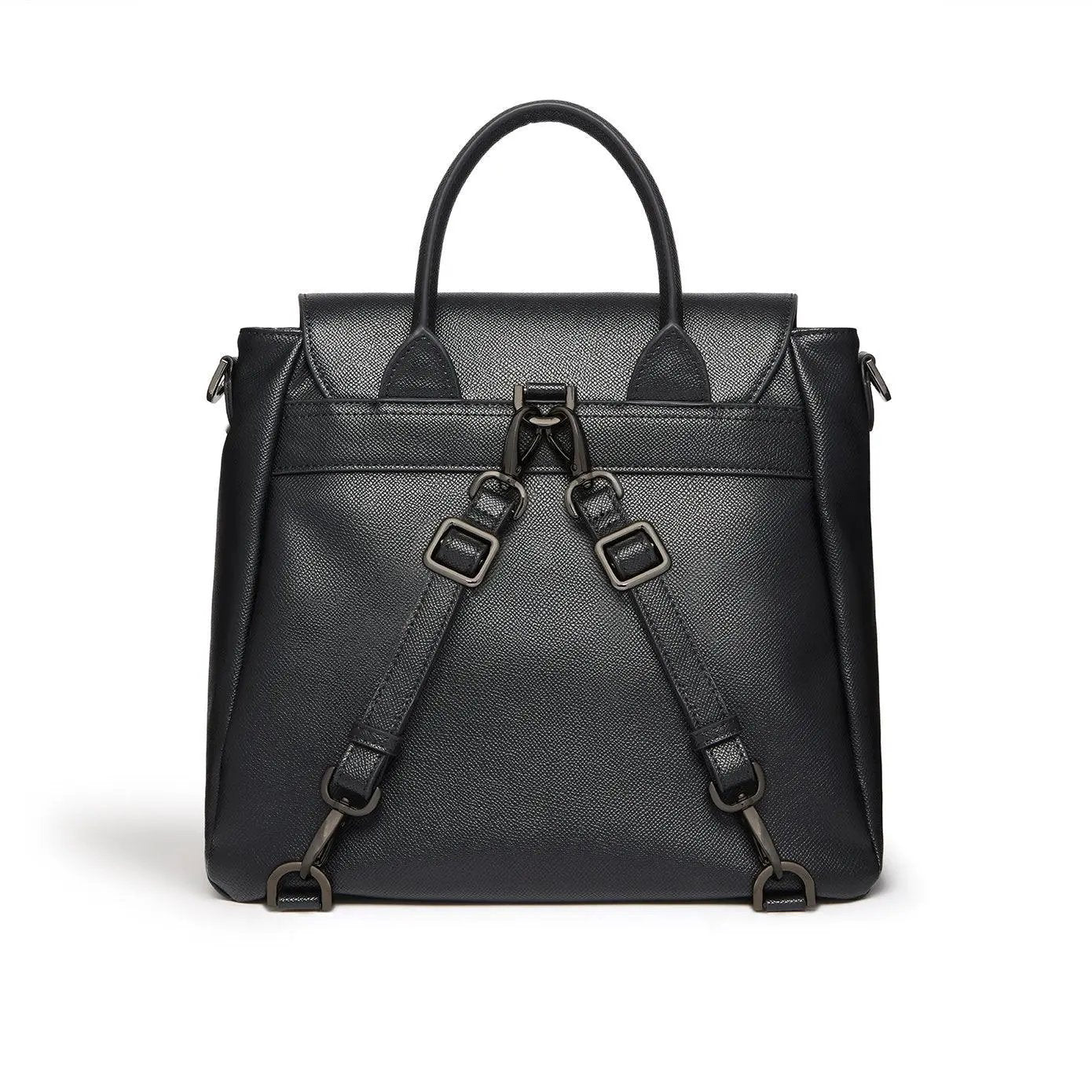 Zuri Black Vegan Backpack - Honesty Sales U.K