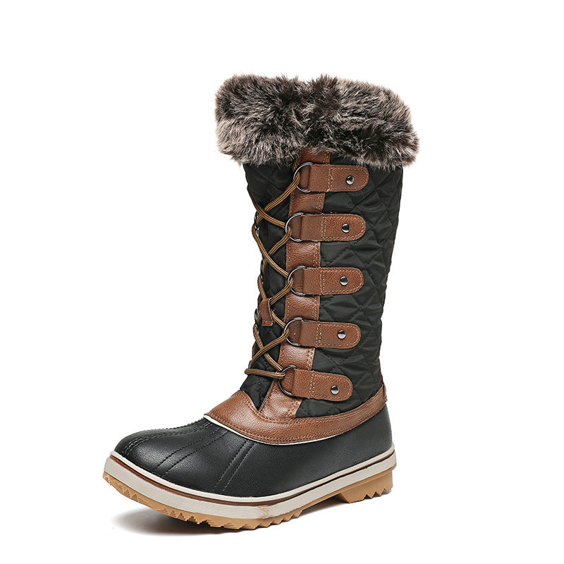 Women's High-top Flat Snow Boots Secondary image