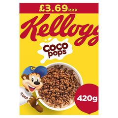 Kellogg's Coco Pops Breakfast Cereal 6x420g (Case of 6) - Honesty Sales