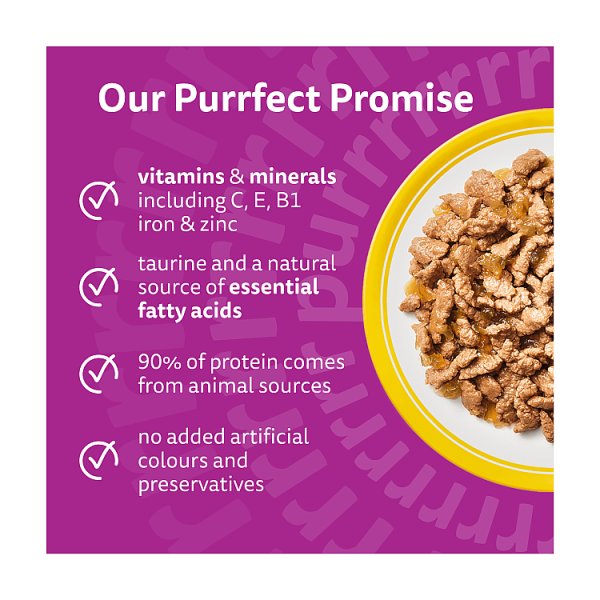 WHISKAS 1+ POULTRY Feasts Wet Cat Food Pouches in Jelly 12 x 85g (Case of 4) - Honesty Sales