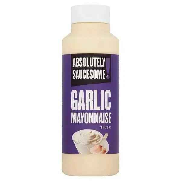 Absolutely Saucesome! Garlic Mayonnaise 1 Litre - Honesty Sales Main image