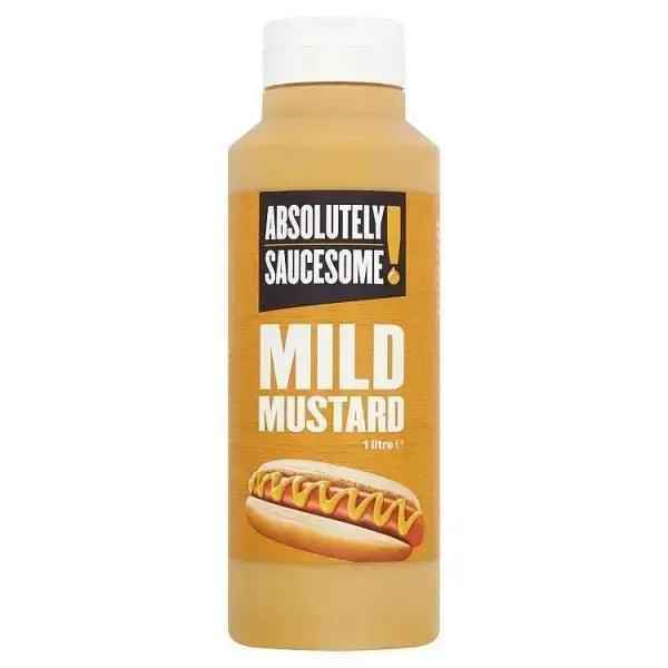 Absolutely Saucesome! Mild Mustard 1 Litre - Honesty Sales Hauptbild