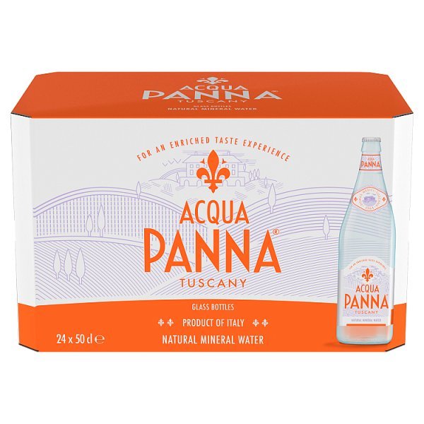 Acqua Panna Natural Mineral Water 500ml (24 x 50cl) - Honesty Sales