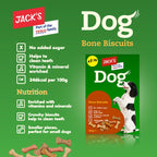 Jack's Dog Bone Biscuits 400g (Case of 5)