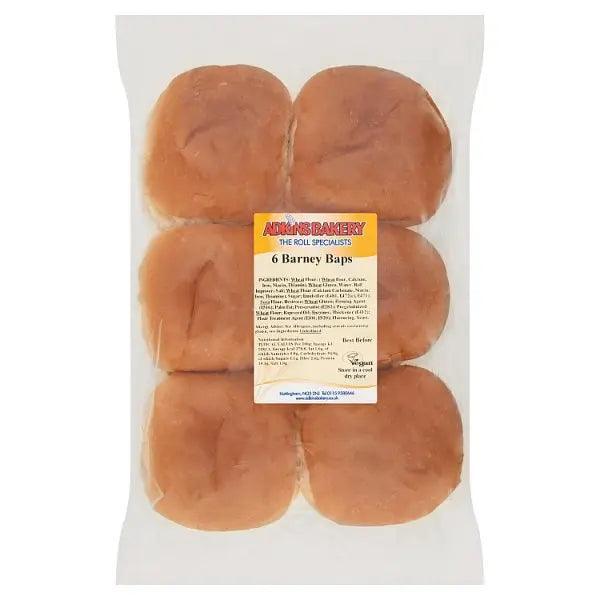 Adkins Bakery The Roll Specialists 6 Barney Baps - Honesty Sales Main image