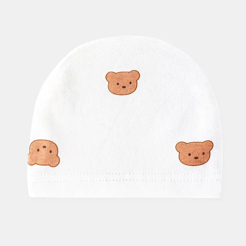 All Seasons Newborn Baby Boy Girl Romper 100% Pure Cotton Soft Cartoon Bear Bodysuit with Hat - Honesty Sales