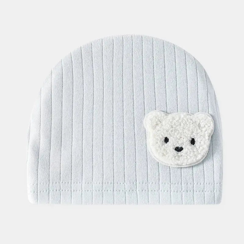 All Seasons Newborn Baby Boy Girl Romper 100% Pure Cotton Soft Cartoon Bear Bodysuit with Hat - Honesty Sales