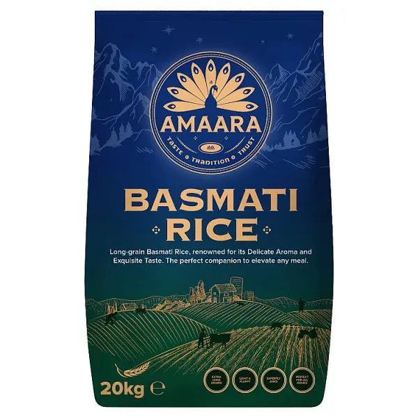 Amaara Basmati Rice 20kg - Honesty Sales