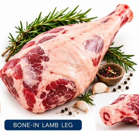 Raw lamb serving suggestion
