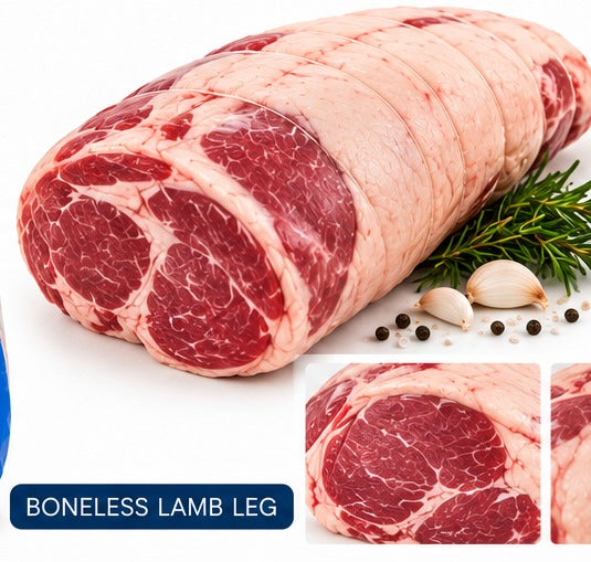 Raw lamb serving suggestion