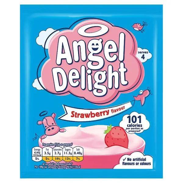 Angel Delight Strawberry Dessert Mix 59g (Case of 21) - Honesty Sales