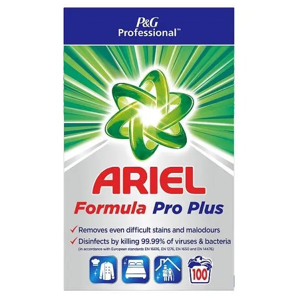 Ariel Professional Powder Detergent Antibacterial 100 Washes - Honesty Sales