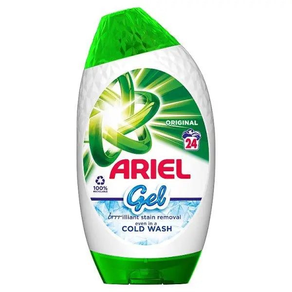 Ariel Washing Liquid Gel Original, 24 Washes (Case of 6) - Honesty Sales