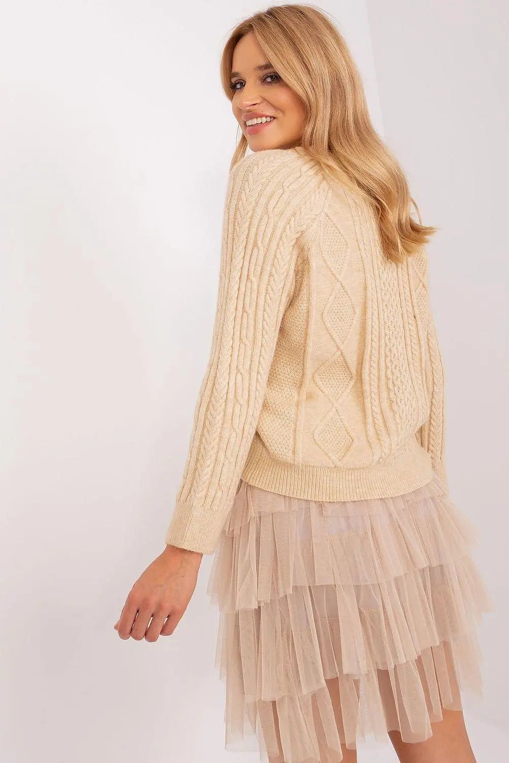 AT fabric texture womens sweater - Honesty Sales