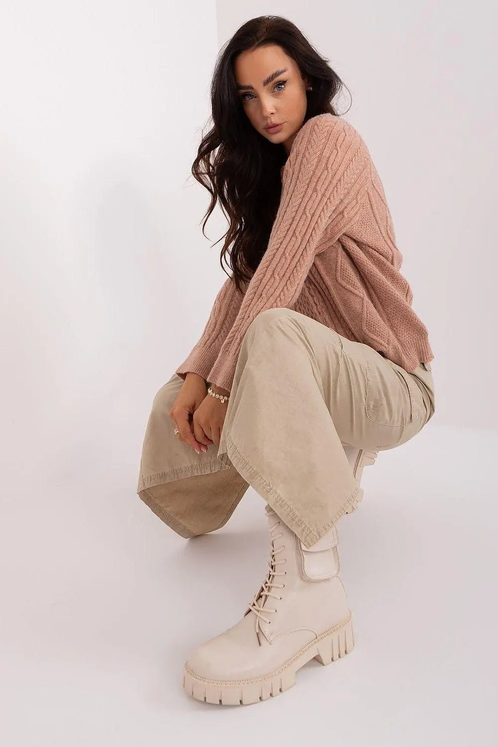 AT fabric texture womens sweater - Honesty Sales