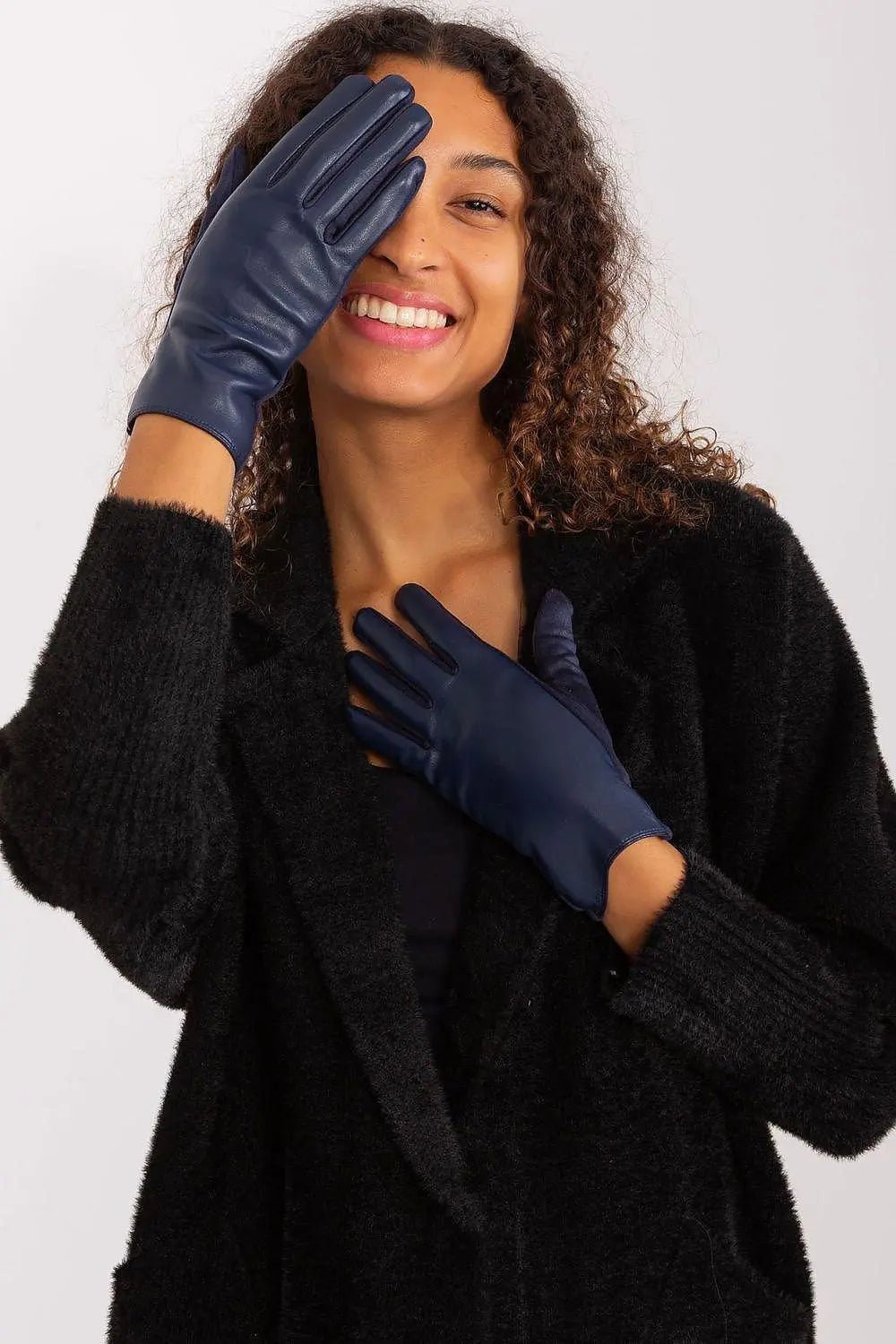AT Fashionable Women’s Gloves with Phone-Friendly Embroidery - Honesty Sales