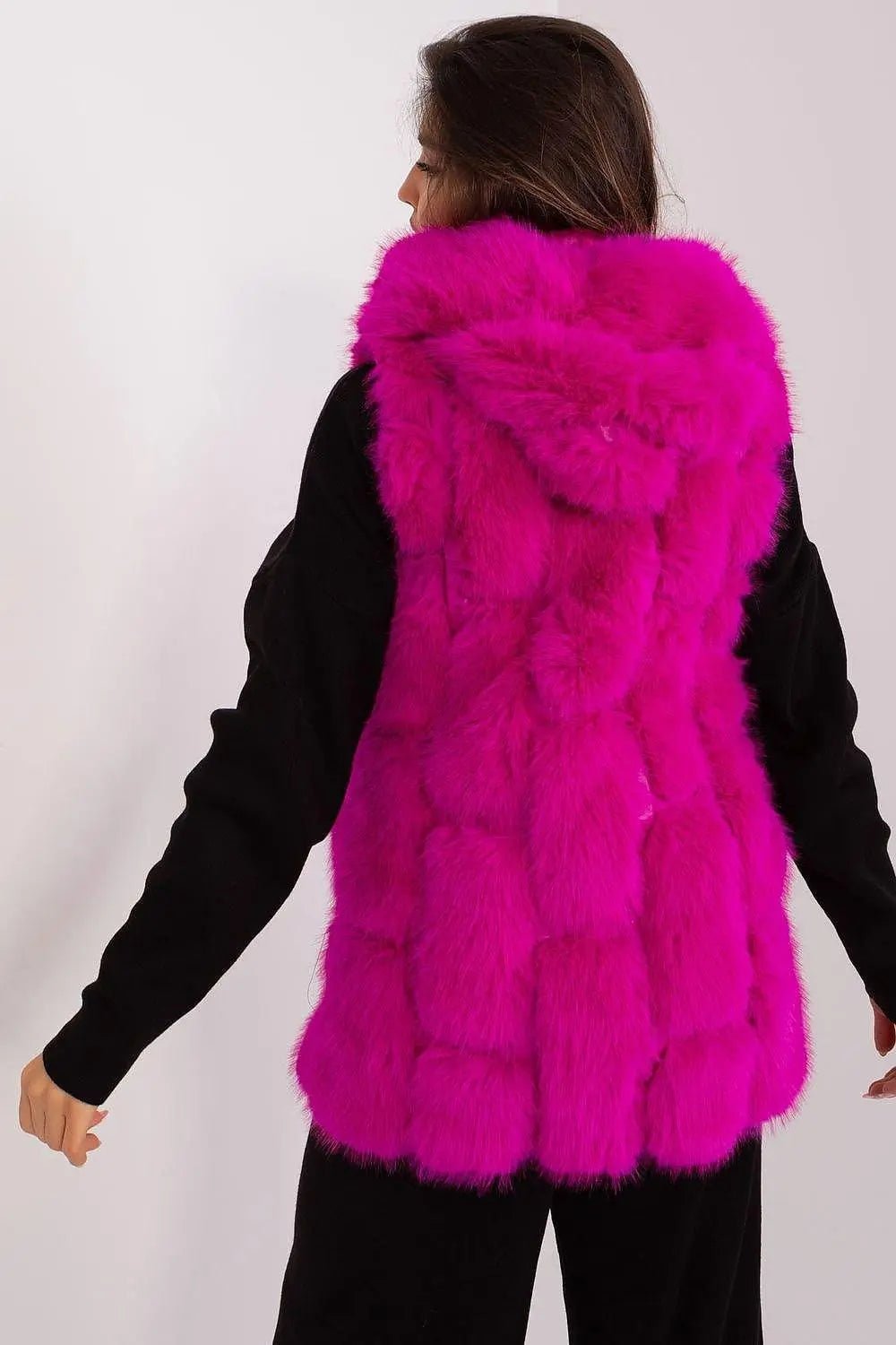 A.T fur polyester vest - Honesty Sales