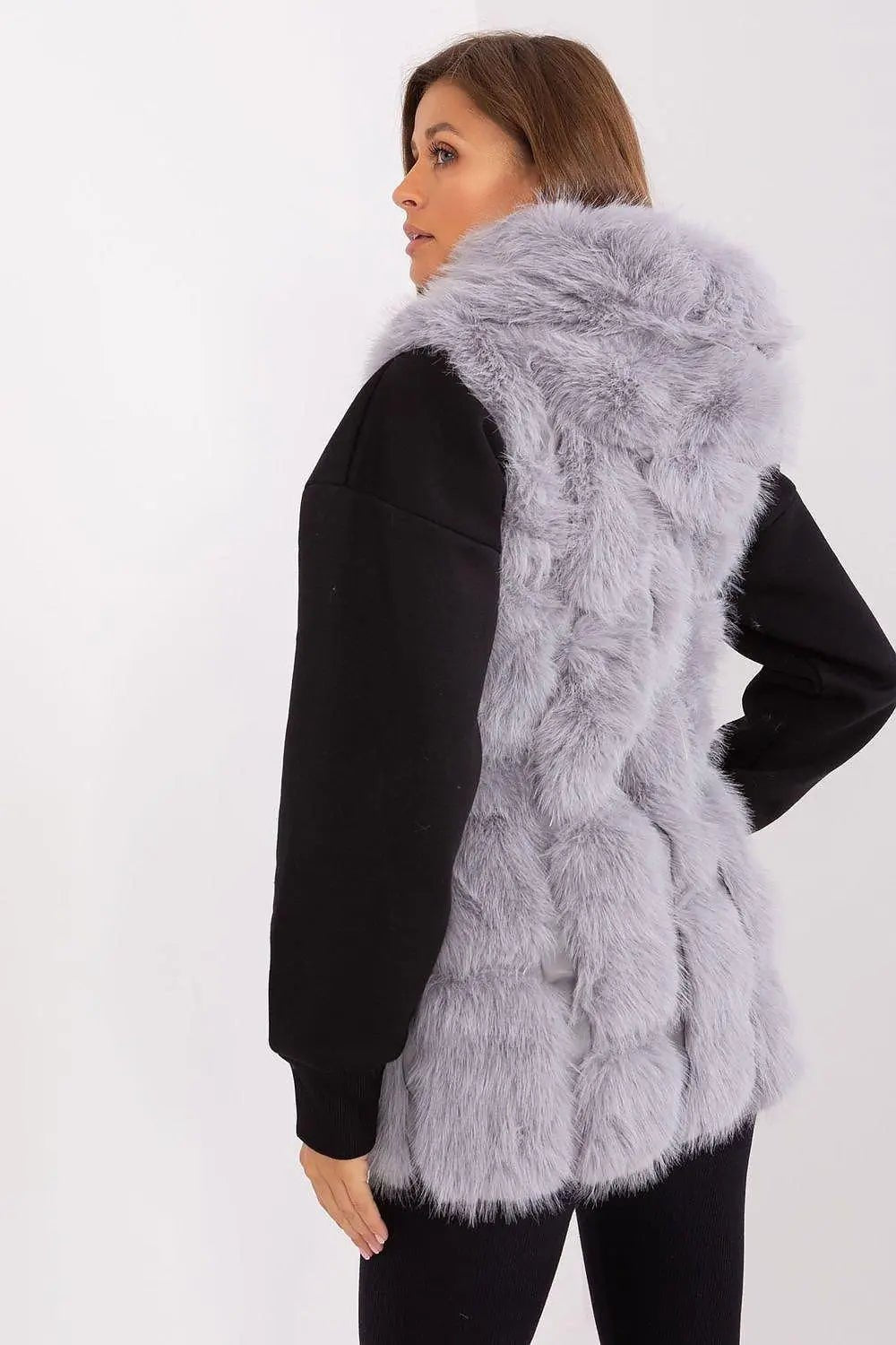 A.T fur polyester vest - Honesty Sales
